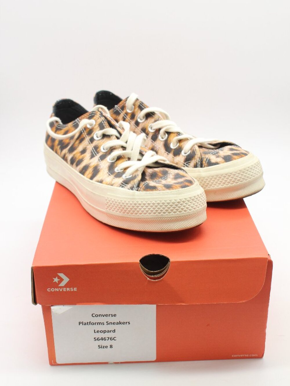 Converse Platform Low Top Leopard Size 8
